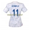 Original Fußballtrikot Frankreich Ousmane Dembele 11 Auswärtstrikot WM 2022 Für Damen